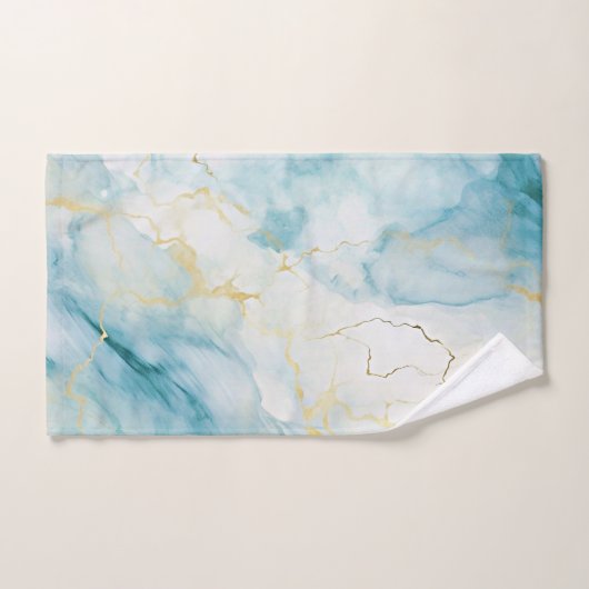 Aquarelle bleue (Serviette à main)