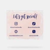 Aquarelle Bleue & Bleue Soyons Social (Recto)