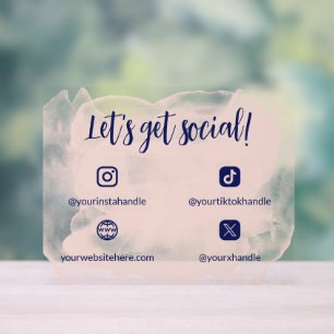 Aquarelle Bleue & Bleue Soyons Social