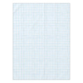 Aquarelle bleue En vichy Baby shower Nappe (Devant)