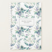 Aquarelle bleue Floral (Devant)