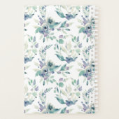 Aquarelle bleue Floral (Dos)