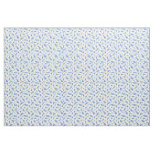 Aquarelle bleue Spots Tissu de linge d'ivoire (Yard)