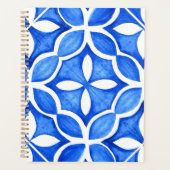 Aquarelle bleue Toscane italienne Carrelage (Devant)