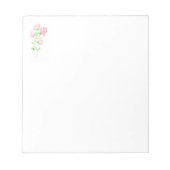 Aquarelle, Bloc-notes pour pois doux roses (Devant)