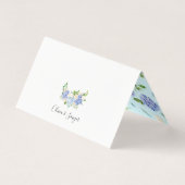 Aquarelle Blue Hydrangea Floral Garland (Back)