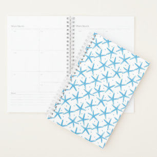Aquarelle Blue Sea Stars Motif