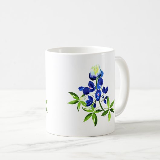 Aquarelle Bluebonnet Mug (Devant droit)
