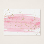 Aquarelle Blush & Gold Devinez combien de cartes d (Dos)