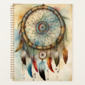 Aquarelle Bohemian Dreamcatcher (Devant)