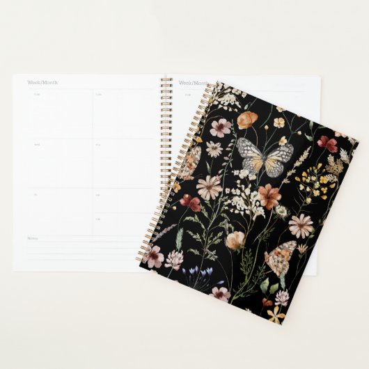 Aquarelle Boho Floral (Devant avec enveloppe)