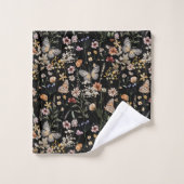 Aquarelle Boho Florale (Gant de toilette)