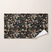 Aquarelle Boho Florale (Serviette à main)