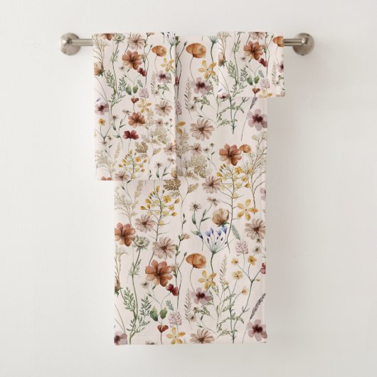 Aquarelle Boho motif floral (En situation)