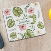 Aquarelle botanique avec planche à découper