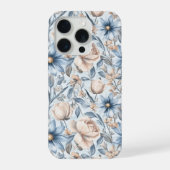 Aquarelle botanique Bleu & Blush (Verso)