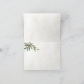 Aquarelle Botanique Blossoms Mariage Merci (Intérieur)