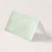 Aquarelle Botanique Feuille Mariage Siège Escort (Back)