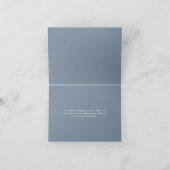 Aquarelle Botanique Funérailles Merci Cartes (Intérieur)