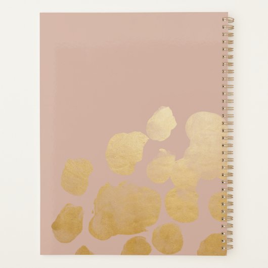 Aquarelle botanique Plantes Nom de script Blush (Dos)