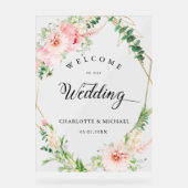 Aquarelle Botanique Ressort Mariage géométrique (Recto)