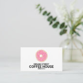 Aquarelle Boulangerie Donut Carte de visite tendan (Debout devant)