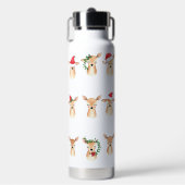 Aquarelle Bouteille d'eau de cerf de Noël (Salle de sport)