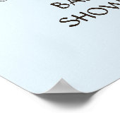 Aquarelle Boy Deer Mushrooms Douche Affiche de bie (Coin)