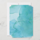 Aquarelle Boy First Communion Invitation (Dos)