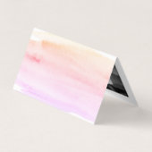 Aquarelle Brosse photo Enregistrer la carte de dat (Dos)