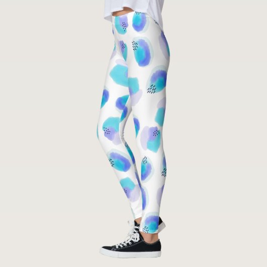 Aquarelle Brosses Leggings (Gauche)