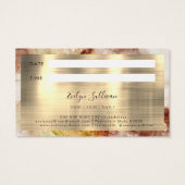 Aquarelle Brown Parties scintillant or (Dos)