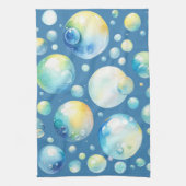 Aquarelle Bulles Serviette de cuisine (Vertical)