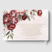 Aquarelle Burgundy Blush FlorMariage (Verso)
