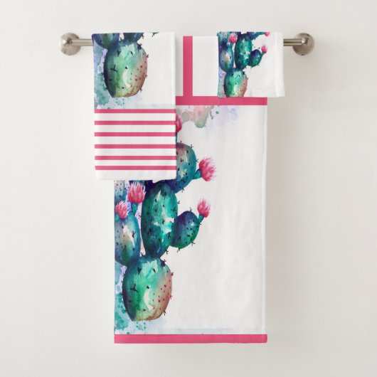 aquarelle Cactus (En situation)