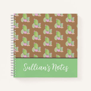 Aquarelle Cactus Cactus Plantes Rappel Carnet