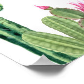 Aquarelle Cactus Desert Southwest Poster (Coin)