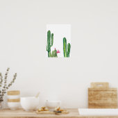 Aquarelle Cactus Desert Southwest Poster (Cuisine)