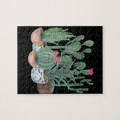 Aquarelle cactus. puzzle (Horizontal)