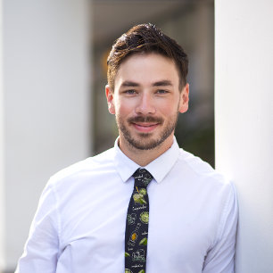 Aquarelle Caipirinha Cocktail Black Cravate cadeau