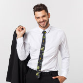 Aquarelle Caipirinha Cocktail Black Cravate cadeau