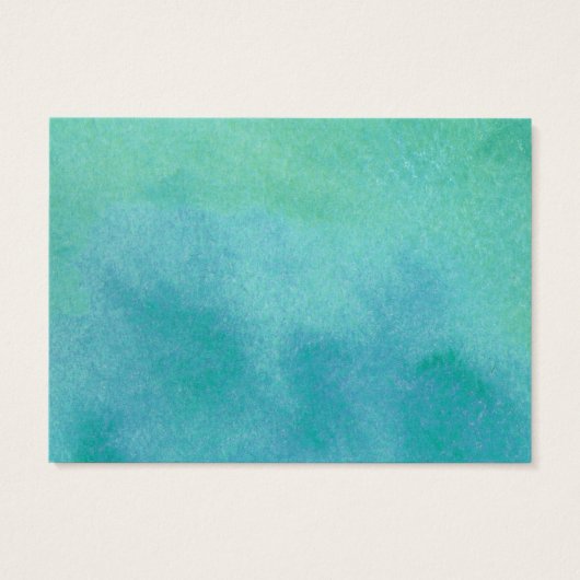 Aquarelle Calligraphie Devinez combien de cartes d (Dos)