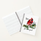 Aquarelle Cardinal Journal (Intérieur)