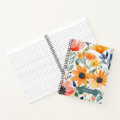 Aquarelle Carnet floral spiral (Intérieur)