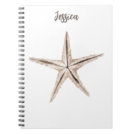 Aquarelle Carnet Starfish (Devant)