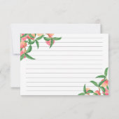 Aquarelle - carte de recette (Dos)