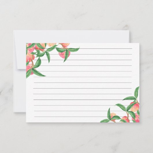 Aquarelle - carte de recette (Dos)