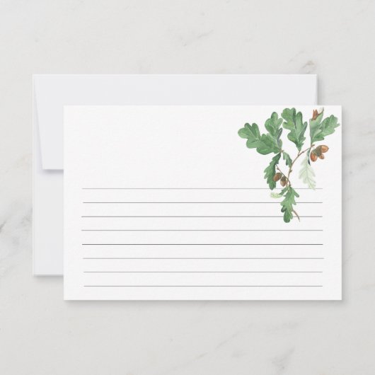 Aquarelle - carte de recette (Dos)