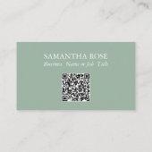 Aquarelle carte de visite (Dos)