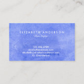 Aquarelle carte de visite (Dos)